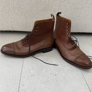 Classic Brown Leather Men's Boots